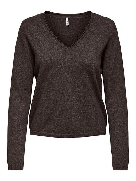 ONLY Sweter w kolorze brązowym rozmiar: S. Brązowe swetry ONLY, s, bez wzorów, bez ramiączek. Za 60.95 zł.