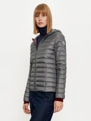 Jott Kurtka puchowa Cloe P000WDOW01 Szary Slim Fit. Szare kurtki jott, xxl, bez wzorów, z puchu, bez kaptura. Za 429.99 zł.