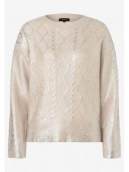 More & More Sweter w kolorze złotym rozmiar: 40. Żółte swetry More & More, bez wzorów, ze splotem, bez ramiączek. Za 135.49 zł.