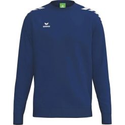 Bluza Erima CMPT Wings. Niebieskie bluzy bez kaptura Erima, m, z aplikacjami, z bawełny, bez kaptura. Za 252.90 zł.