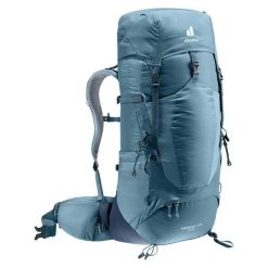 Plecak trekkingowy Deuter Aircontact Lite 40 + 10 - atlantic/ink. Niebieskie plecaki Deuter, bez wzorów, bez dodatków. Za 807.99 zł.