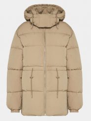Outhorn Kurtka puchowa OTHAW23TDJAF251 Beżowy Regular Fit. Brązowe kurtki Outhorn, na zimę, xs, bez wzorów, z puchu, bez kaptura. Za 219.99 zł.