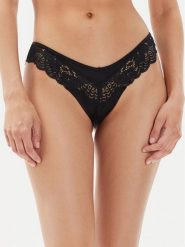 Hunkemöller Figi brazylijskie Lainey 205442 Czarny. Czarne figi Hunkemöller, bez wzorów, z syntetyku. Za 59.99 zł.