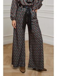 L'armoire de Suzette Spodnie w kolorze brązowym rozmiar: 34/36. Brązowe spodnie materiałowe L'armoire de Suzette, bez wzorów, z materiału, klasyczne, z podwyższonym stanem. Za 69.99 zł.