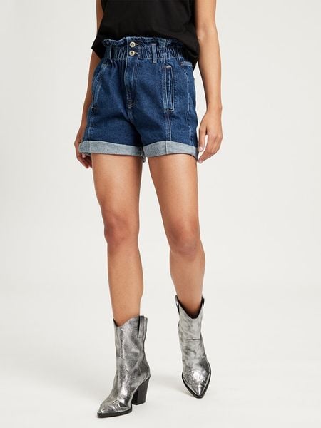 Cross Jeans Szorty dżinsowe w kolorze niebieskim rozmiar: W27. Niebieskie szorty Cross Jeans, bez wzorów, z jeansu. Za 92.21 zł.