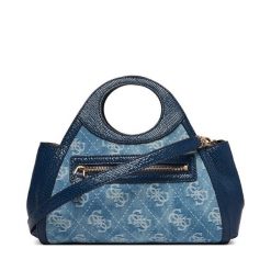 Torebka Guess. Niebieskie torebki klasyczne Guess, z aplikacjami, bez dodatków. Za 659.99 zł.