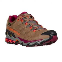 Buty trekkingowe damskie La Sportiva Ultra Raptor Ii Gtx. Brązowe trekkingi La Sportiva, bez wzorów, z materiału, bez zapięcia, trekkingowe. Za 850.65 zł.