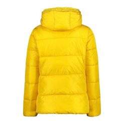Damska kurtka z kapturem CMP. Żółte kurtki narciarskie CMP, na zimę, bez wzorów, z puchu, z kapturem, narciarskie. Za 531.00 zł.