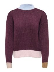ONLY Sweter w kolorze bordowym rozmiar: M. Czerwone swetry ONLY, m, bez wzorów, bez ramiączek. Za 115.95 zł.