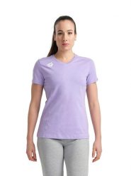 Arena Koszulka sportowa w kolorze fioletowym rozmiar: L. Różowe t-shirty sportowe Arena, l, bez wzorów, bez ramiączek, outdoorowe. Za 88.23 zł.