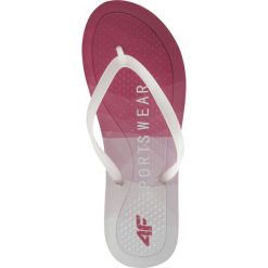 Klapki damskie KLD203 - różowy. Klapki marki 4f. Za 39.99 zł.