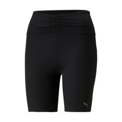 Spodenki fitness damskie PUMA Studio Foundation. Czarne szorty sportowe Puma, bez wzorów, na fitness i siłownię. Za 69.99 zł.