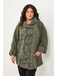 Curvy Lady Płaszcz przejściowy w kolorze khaki rozmiar: 44/46. Brązowe płaszcze Curvy Lady, bez wzorów, klasyczne, bez kaptura. Za 196.24 zł.