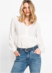 Pasek w ażurowy wzór. Niebieskie paski bonprix, w ażurowe wzory, ze skóry. Za 54.99 zł.