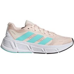 Buty do biegania adidas Questar IF2243 różowe. Czerwone buty do biegania bez wzorów, z materiału, bez zapięcia, do biegania. Za 458.79 zł.