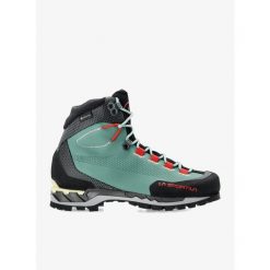 Buty damskie La Sportiva Trango Tech Leather GTX. Zielone buty trekkingowe La Sportiva, bez zapięcia. Za 1,312.49 zł.