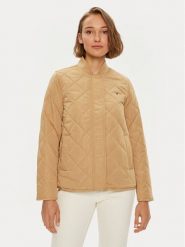 Tommy Hilfiger Kurtka przejściowa WW0WW42376 Beżowy Regular Fit. Brązowe kurtki Tommy Hilfiger, xl, bez wzorów, z syntetyku, bez kaptura. Za 599.99 zł.