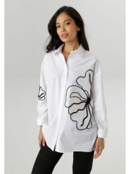 Aniston Koszula w kolorze białym rozmiar: 40. Białe koszule Aniston, bez wzorów, z bawełny, bez kołnierzyka, bez ramiączek. Za 74.11 zł.