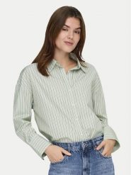 ONLY Koszula Oregon 15367554 Zielony Regular Fit. Zielone koszule ONLY, m, bez wzorów, z syntetyku, bez kołnierzyka, bez ramiączek. Za 129.99 zł.
