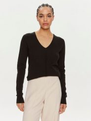 Calvin Klein Sweter K20K207569 Czarny Regular Fit. Czarne swetry Calvin Klein, s, bez wzorów, z bawełny, bez ramiączek. Za 289.99 zł.