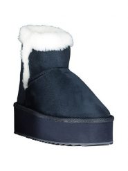 Geographical Norway Botki zimowe "Oslo" w kolorze granatowym rozmiar: 38. Niebieskie botki Geographical Norway, bez wzorów, z materiału, bez obcasa, na platformie, bez zapięcia. Za 86.99 zł.