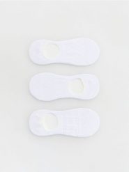 Skarpetki balerinki 3 pack - złamana biel. Skarpetki Reserved, bez wzorów. Za 39.99 zł.