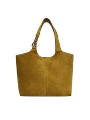 Coccinelle Torebka E1 THE 11 01 Khaki. Brązowe shopper bag Coccinelle, bez wzorów, ze skóry, bez dodatków. Za 1,339.00 zł.