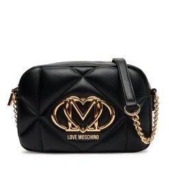 Torebka LOVE MOSCHINO. Czarne listonoszki Love Moschino, bez wzorów, bez dodatków. Za 639.99 zł.