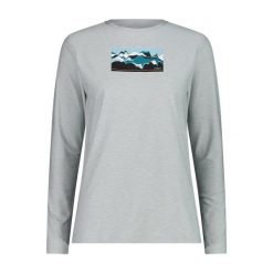 Koszulka damska turystyczna CMP 33N2226. Szare t-shirty sportowe CMP, l, bez wzorów, bez ramiączek. W wyprzedaży za 167.40 zł.