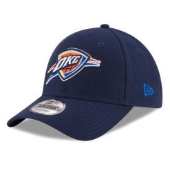 Czapka z daszkiem New Era NBA Oklahoma City Thunder. Niebieskie czapki z daszkiem New Era, bez wzorów, sportowe. Za 151.50 zł.