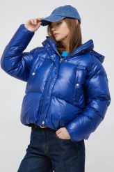 Tommy Hilfiger kurtka puchowa damska kolor granatowy zimowa. Niebieskie kurtki Tommy Hilfiger, na zimę, l, bez wzorów, z puchu, bez kaptura. Za 1,499.90 zł.