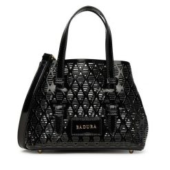 Torebka Badura. Czarne torebki klasyczne Badura, bez wzorów, klasyczne, bez dodatków. Za 229.99 zł.
