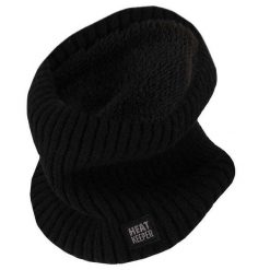 Komin termiczny - damski - Czarny - Onesize. Czarne szaliki i kominy HEAT KEEPER, bez wzorów, z dzianiny. Za 121.30 zł.