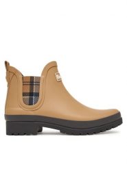 Barbour Kalosze Mallow LRF0091NY19 Beżowy. Brązowe kalosze Barbour, bez wzorów, z gumy, bez zapięcia. Za 349.99 zł.