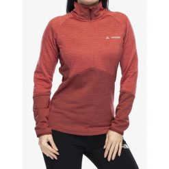 Bluza polarowa damska Vaude Larice HZ Fleece Jacket. Czerwone bluzy bez kaptura Vaude, na zimę, l, bez wzorów, z polaru, bez kaptura, narciarskie. Za 386.99 zł.