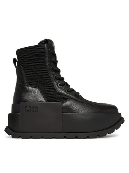 United Nude Trzewiki Roko Trooper 1096701165 Czarny. Czarne botki United Nude, bez wzorów, ze skóry, bez obcasa, na koturnie, bez zapięcia. Za 1,579.00 zł.