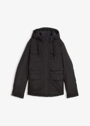Hydrofobowa kurtka funkcyjna. Czarne kurtki bonprix, bez wzorów, bez kaptura. Za 269.99 zł.