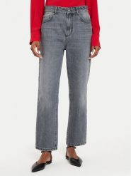 Marella Jeansy 2423186074 Szary Mom Fit. Szare jeansy Marella, bez wzorów, z bawełny. Za 639.99 zł.