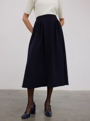 BGN Spódnica w kolorze granatowym rozmiar: 38. Niebieskie spódnice BGN, na imprezę, bez wzorów, maxi. Za 100.99 zł.