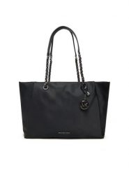MICHAEL Michael Kors Torebka Georgia 30R5SIOT1C Czarny. Czarne torebki klasyczne MICHAEL Michael Kors, bez wzorów, z materiału, bez dodatków. Za 699.99 zł.