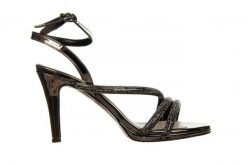 Sandały Bayla-187 587-1733 Platinum 187045, Czarny, Skóra ekologiczna - 41. Czarne sandały Bayla, bez wzorów, z lakierowanej skóry, bez obcasa, na platformie, bez zapięcia. W wyprzedaży za 179.10 zł.