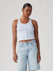 Levi's Top w kolorze błękitnym rozmiar: M. Niebieskie topy sportowe Levi's, m, bez wzorów. Za 70.90 zł.