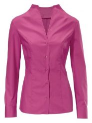 Heine Bluzka w kolorze różowym rozmiar: 48. Różowe bluzki Heine, bez wzorów, z bawełny, bez kołnierzyka, bez ramiączek. Za 118.56 zł.