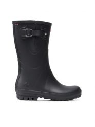 Viking Kalosze Hedda 1-36500-2 Czarny. Czarne kalosze Viking, bez wzorów, z tworzywa sztucznego, bez zapięcia. Za 199.99 zł.