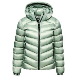 Damska kurtka z kapturem Superdry Fuji. Zielone kurtki Superdry, bez wzorów, eleganckie, z kapturem. W wyprzedaży za 349.00 zł.