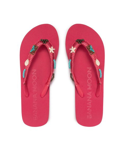 Banana Moon Japonki Lucero Tahuata JSR53 Różowy. Czerwone japonki Banana Moon, bez wzorów, z syntetyku. Za 209.99 zł.