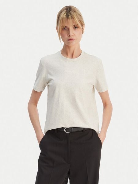 Calvin Klein T-Shirt LV044C905G Szary Regular Fit. Szare t-shirty Calvin Klein, xl, bez wzorów, z bawełny, bez kołnierzyka, bez ramiączek. Za 115.99 zł.