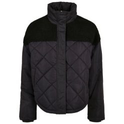 Kurtka damska Urban Classics diamond quilt puffer oversized. Czarne kurtki Urban Classics, bez wzorów, z puchu, bez kaptura. Za 336.00 zł.