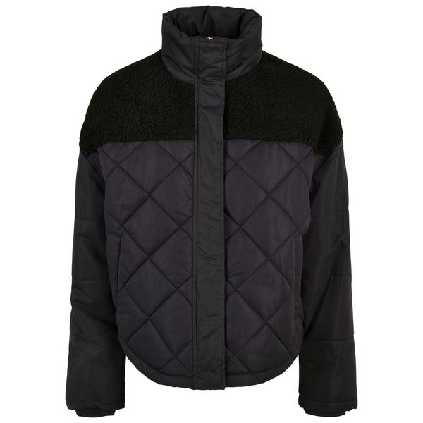 Kurtka damska Urban Classics diamond quilt puffer oversized. Czarne kurtki Urban Classics, l, bez wzorów, z polaru, eleganckie, bez kaptura. Za 339.85 zł.