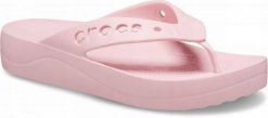 Japonki Dla Dorosłych Crocs Baya Platform Flip. Czarne japonki Crocs, bez wzorów, z materiału. Za 139.99 zł.